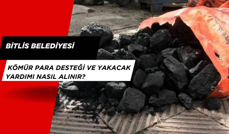 Bitlis Belediyesi Kömür Para Desteği ve Yakacak yardımı nasıl alınır?