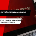 E-Devlet Elektrik Yardımı Başvurusu Nasıl Yapılır? Başvuru formu