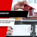 Özel Konut Kredi Desteği Başladı. Merkez bankası Faiz İndirimi