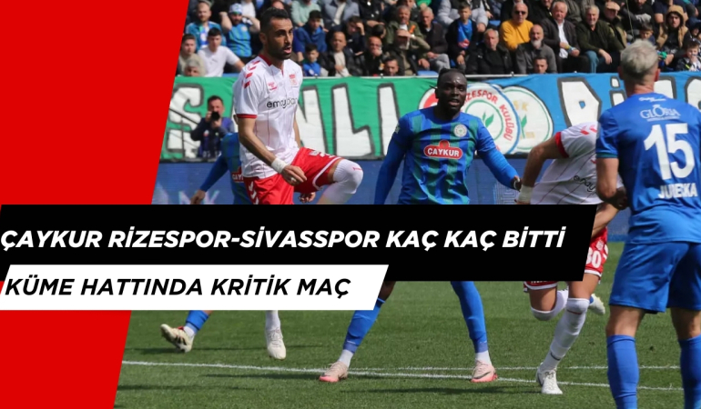 Sivasspor Son Dakikalarda Bulduğu Golle Hayati Öneme Sahip 1 Puanı Kaptı