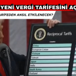 Trump Yeni Gümrük Tarifesini Açıkladı. Trump'ın Vergi Tarifeleri Türkiye'yi Etkiler mi?