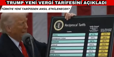 Trump Yeni Gümrük Tarifesini Açıkladı. Trump'ın Vergi Tarifeleri Türkiye'yi Etkiler mi?