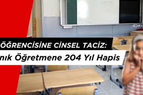  Kartepe'de 6 öğrenciye cinsel tacizde bulunduğı iddia edilen öğretmenin 204 Yıl Hapsi istandi. Kocaeli’nin Kartepe ilçesinde bir özel okulda görev yapan 45 yaşındaki sınıf öğretmeni M.A., 6 kız öğrenciye cinsel istismarda bulunduğu suçlamasıyla