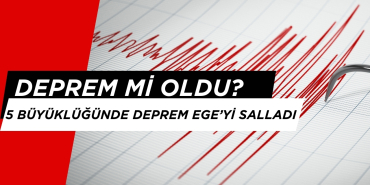 Deprem mi Oldu? 5 Büyüklüğünde Deprem Ege'yi Salladı.