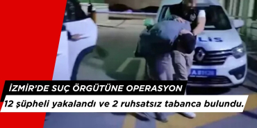 İzmir’de Suç Örgütüne Operasyon: 9 Kişi Tutuklandı