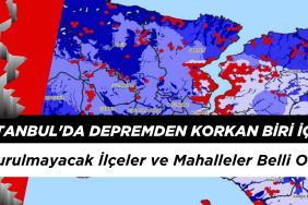 İstanbul'da Depremden Korkan Biri için Oturulmayacak İlçeler ve Mahalleler Belli Oldu!