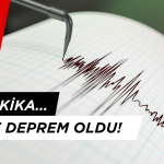Son Dakika... Ege'de Deprem Oldu!