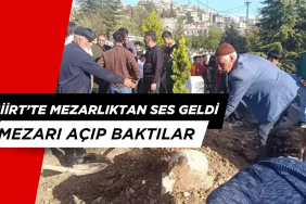 Siirt'te Mezardan Ses Geldi, Halk Mezarlığa Koştu