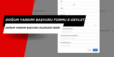Doğum yardımı başvuru formu e-devlet. Doğum yardımı başvuru dilekçesi indir