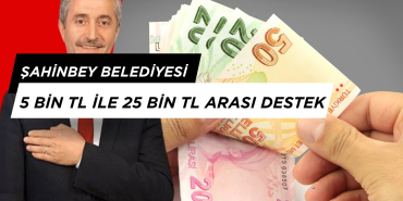 Şahinbey Belediyesi'nden Evli Çiftlere 5 Bin TL ile 25 Bin TL Arasında Nakit Destek