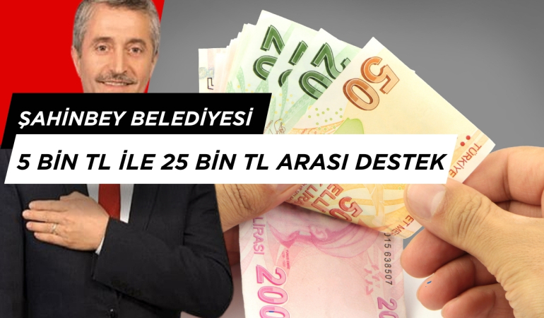 Şahinbey Belediyesi’nden Evli Çiftlere 5 Bin TL ile 25 Bin TL Arasında Nakit Destek