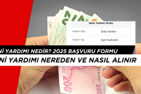 AYNİ Yardımı Nedir? Başvuru Formu 2025, Ayni Yardımı Nasıl ve Nereden Alınır?