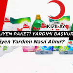 Kızılay Hijyen Paketi Yardımı Başvurusu 2025, Kızılay Yardımı Başvuru Formu