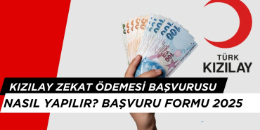 Kızılay Zekat Ödemesi Başvurusu Yapma, Zekat Ödeme Başvuru Formu 2025