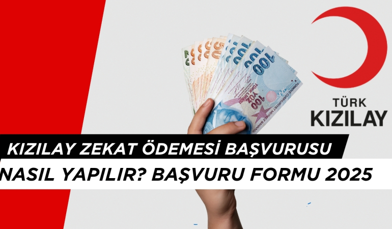 Kızılay Zekat Ödemesi Başvurusu Yapma, Zekat Ödeme Başvuru Formu 2025