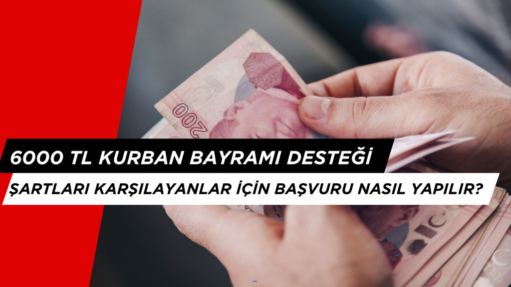 6000 TL KURBAN BAYRAMI DESTEĞİ NASIL ALINIR? 6000 LİRA SOSYAL YARDIM BAŞVURU ŞARTLARI