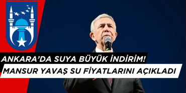 Ankara'da Suya Büyük İndirim! Mansur Yavaş Su Fiyatlarının Düştüğünü Açıkladı