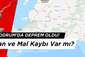 Son Dakika! Bodrum'da Deprem Oldu!