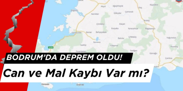 Son Dakika! Bodrum'da Deprem Oldu!