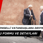 Yaşlı ve Engelli Vatandaşlara Destek Yardımı Nasıl Alınır? Ulusal Vefa Programı Başvuru Formu 2025