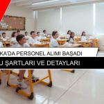 DARUŞŞAFAKA DA PERSONEL ALIMI BAŞLADI