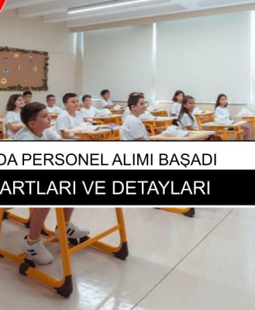 DARUŞŞAFAKA DA PERSONEL ALIMI BAŞLADI