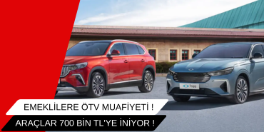 EMEKLİLERE ÖTV MUHAFİYETİ ! ARAÇLAR 700 BİN TL'YE İNİYOR!