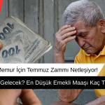 Emekli ve Memur İçin Temmuz Zammı Netleşiyor! fı