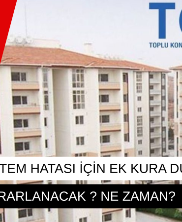 tokiden sistem hatası için ek kura duyurusu