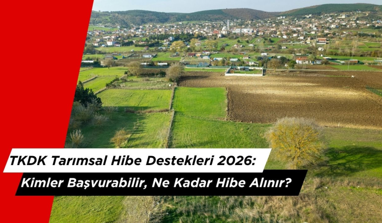 TKDK Tarımsal Hibe Destekleri 2026: