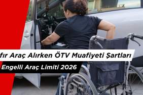 Sıfır Araç Alırken ÖTV Muafiyeti Şartları ve Engelli Araç Limiti 2026