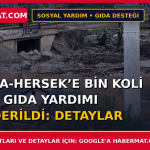 Bosna-Hersek’e Bin Koli Kuru Gıda Yardımı Gönderildi: Detaylar