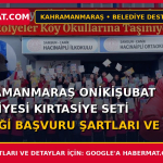 Kahramanmaraş Onikişubat Belediyesi Kırtasiye Seti Desteği Başvuru Şartları ve Formu 2026