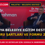 Malatya Belediye Eğitim Desteği Başvuru Şartları ve Formu 2026