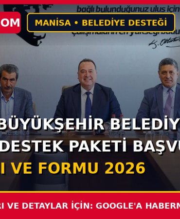 Manisa Büyükşehir Belediyesi Eğitime Destek Paketi Başvuru Şartları ve Formu 2026