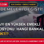 Ekim Ayı En Yüksek Emekli Promosyonu: Hangi Bankalar Öne Çıktı?