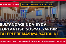 Sultandağı’nda SYDV Toplantısı: Sosyal Yardım Talepleri Masaya Yatırıldı