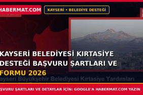 Kayseri Belediyesi Kırtasiye Desteği Başvuru Şartları ve Formu 2026
