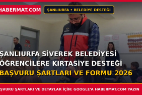 Şanlıurfa Siverek Belediyesi Öğrencilere Kırtasiye Desteği Başvuru Şartları ve Formu 2026
