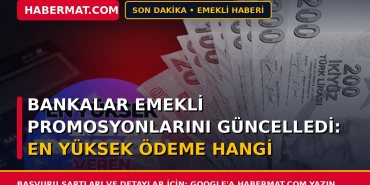 Bankalar Emekli Promosyonlarını Güncelledi: En Yüksek Ödeme Hangi Bankada?