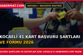 Kocaeli 41 Kart Başvuru Şartları ve Formu 2026