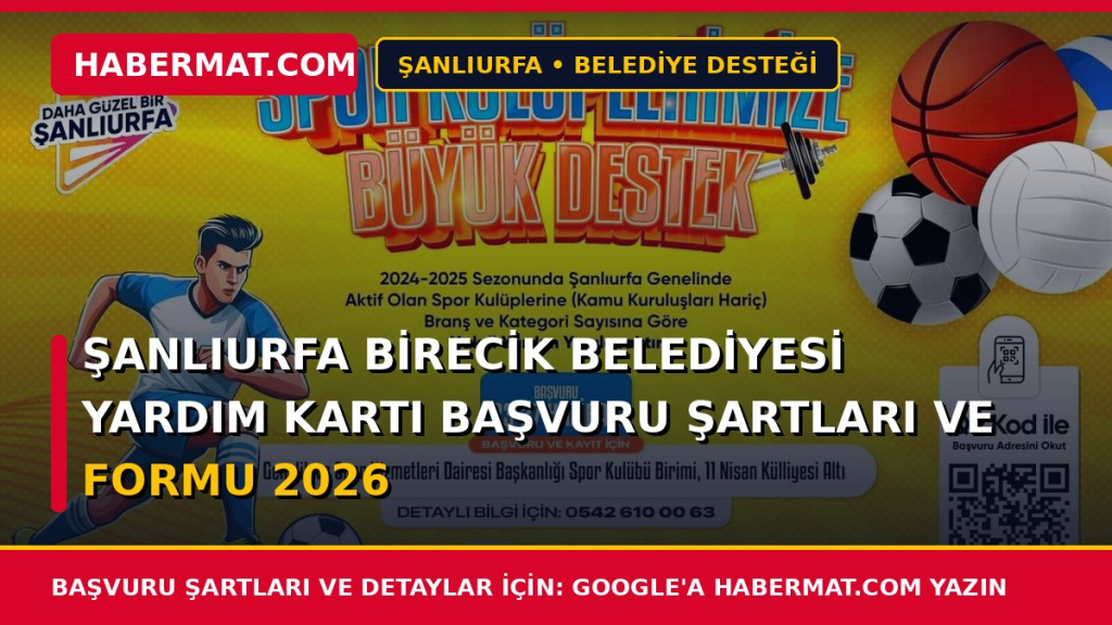 Şanlıurfa Birecik Belediyesi Yardım Kartı Başvuru Şartları ve Formu 2026