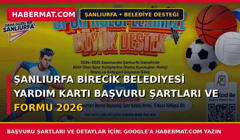 Şanlıurfa Birecik Belediyesi Yardım Kartı Başvuru Şartları ve Formu 2026