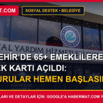 Eskişehir’de 65+ Emeklilere Destek Kartı Açıldı: Başvurular Hemen Başlasın