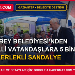 Şahinbey Belediyesi’nden engelli vatandaşlara 5 bin 10 tekerlekli sandalye desteği
