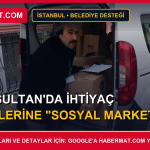Eyüpsultan'da ihtiyaç sahiplerine "Sosyal Market"