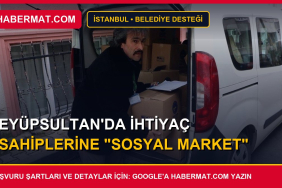 Eyüpsultan'da ihtiyaç sahiplerine "Sosyal Market"