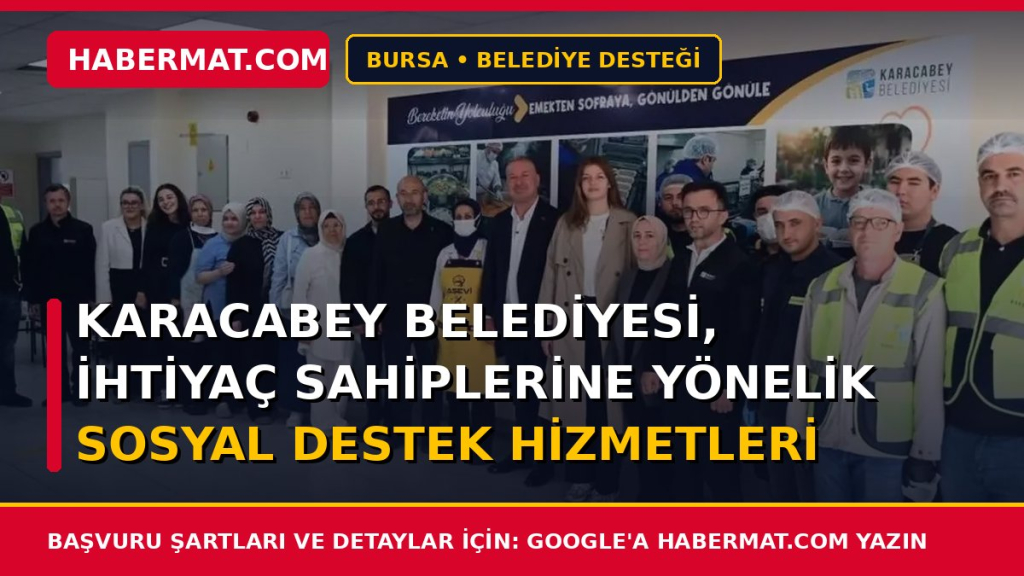 Karacabey Belediyesi, İhtiyaç Sahiplerine Yönelik Sosyal Destek Hizmetleri Sağlıyor.