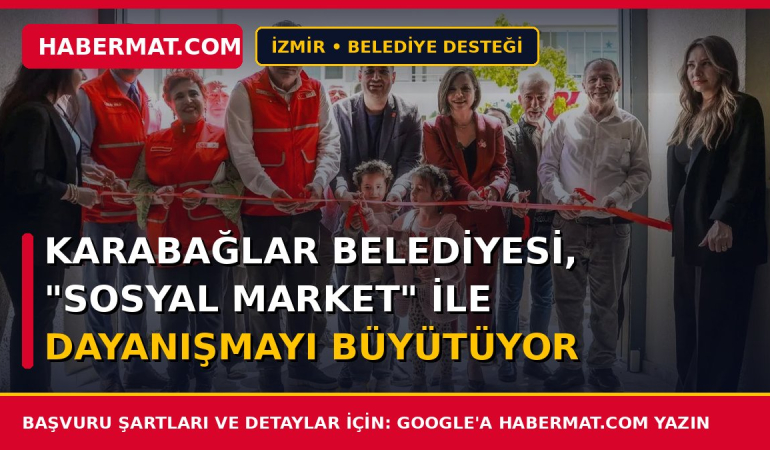 Karabağlar Belediyesi, "Sosyal Market" ile dayanışmayı büyütüyor