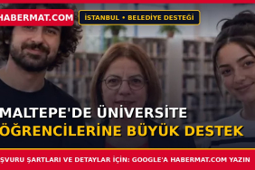 Maltepe'de üniversite öğrencilerine büyük destek